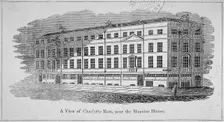 A View of Charlotte Row, near the Mansion House City of London, 1820. Artist: Anon