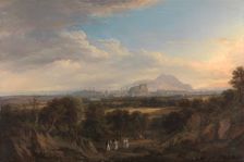 A View of Edinburgh from the West, 1822 to 1826. Creator: Alexander Nasmyth
