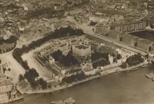 A View of His Fortress Unimagined By William The Conqueror: The Tower from the Air c1935. Creator: Unknown