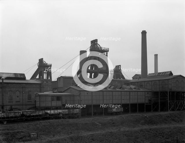 A view of Horden Colliery, County Durham, 1964.  Creator: Michael Walters.