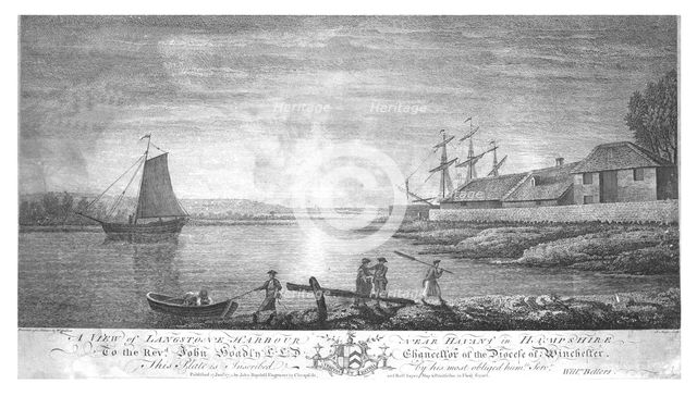 'A View of Langstone Harbour Near Havant in Hampshire', c1765. Creator: J Mason.