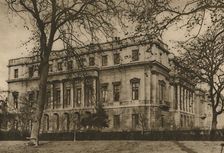 A View of London Museum at Lancaster House Through The Green Park Railings c1935. Creator: Donald McLeish