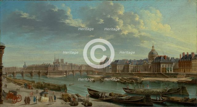A View of Paris with the Ile de la Cité, 1763. Creator: Nicolas Raguenet.
