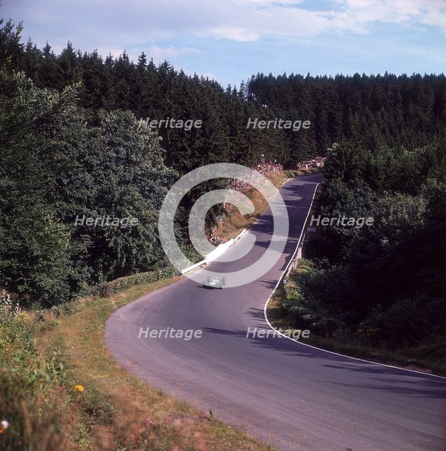 A view of part of the Nurburgring race track, German Grand Prix, Germany, 1963. Artist: Unknown