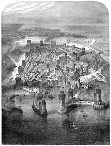 A view of Rhodes, 1480 (1882-1884)