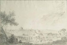 A View of Rome with St Peter's, c1754. Creator: Richard Wilson