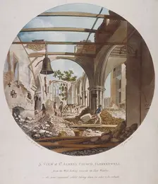 A view of St James's Church, Clerkenwell Islington, London, 1789. Artist: Francis Jukes