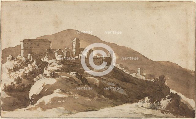 A View of Savelli near Albano. Creator: Jan de Bisschop.