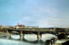 A view of Seville oil on canvas, 1862