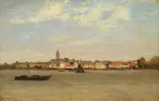 A View of Temse, c1870-1890s. Creator: Guillaume Vogels