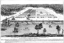 A view of the town of Savanah, in the colony of Georgia, South Carolina 1741, (c1880)