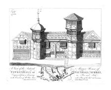 A View of the Antient Manor House of Fawkeshall or Vauxhall, Surrey (1813). Creator: Unknown