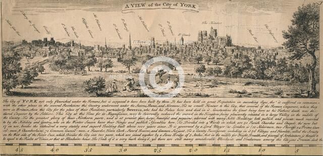 'A View of the City of York', c1770s. Creator: Unknown.