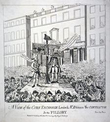 A view of the Corn Exchange... 1785. Artist: Anon