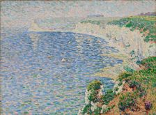 A View of the Cliffs at Etretat, 1888. Creator: Emile Schuffenecker