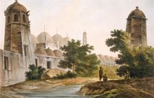 A View of the Cuttera built by Jaffeir Cawn at Muxadavad, pub. 1785-88. Creator: William Hodges (1744-97)