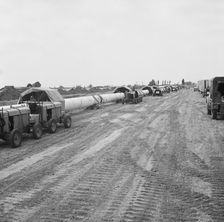 A view of the Fens gas pipeline, Norfolk, 24/07/1967. Creator: John Laing plc