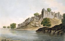 A View of the Fort of Ilionpoor upon the Banks of the River Goomty, pub. 1785-88. Creator: William Hodges (1744-97)