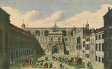 A View of the Guildhall of the City of London c1750s, (early 19th century), (1948). Creator: Unknown