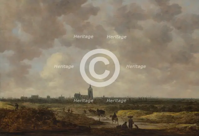 A View of The Hague from the Northwest, 1647. Creator: Jan van Goyen.