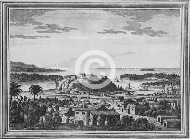 'A View of the Haven of Acapulco', c1768. Artist: Unknown.