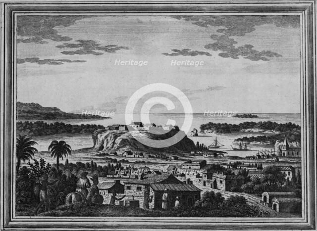 'A View of the Haven of Acapulco', c1768. Artist: Unknown.