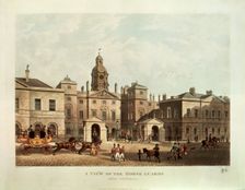 A View of the Horse Guards from Whitehall London. Creator: Unknown