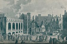 A View of the King and Queen's Baths and the Great Pump Room at Bath 1907