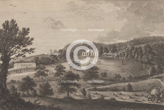 A View of the Lodge in the South Park, near Penshurst in the County of Kent, from The H..., 1777-90. Creator: Thomas Milton.