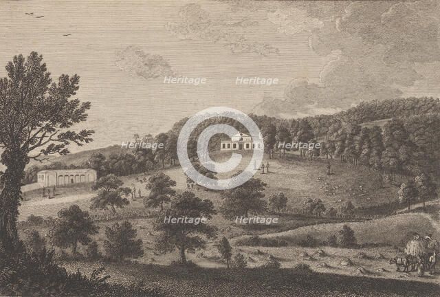 A View of the Lodge in the South Park, near Penshurst in the County of Kent, from The H..., 1777-90. Creator: Thomas Milton.
