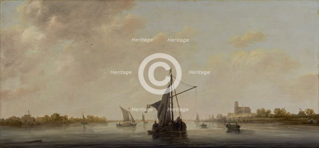 A View of the Maas at Dordrecht, about 1645-1646. Creator: Aelbert Cuyp.