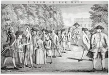 A View of the Mall Westminster, London, 1752. Artist: John June