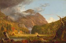 A View of the Mountain Pass Called the Notch of the White Mountains (Crawford Notch), 1839. Creator: Thomas Cole
