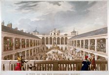 A View of the New Hungerford Market Westminster, London, 1833. Artist: J Harris