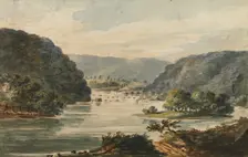 A View of the Potomac at Harpers Ferry, 1811-ca. 1813. Creator: Pavel Petrovic Svin'in