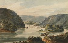 A View of the Potomac at Harpers Ferry, 1811-ca. 1813. Creator: Pavel Petrovic Svin'in