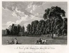 A View of the Princes House at Kew 1776. Artist: Michael Angelo Rooker