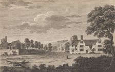 A View of the Ruins of the Archiepiscopal Palace and of the Church of Wrotham in Kent, 1777-1790. Creator: John Bayly