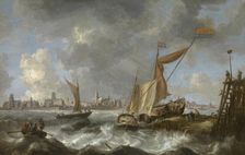 A View of Vlissingen, mid-17th century. Creator: Bonaventura Peeters I