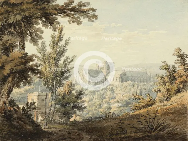A View Of Winchester Abbey, 1793. Creator: Edward Dayes.