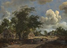 A View on a High Road, 1665. Creator: Meindert Hobbema