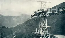 A View on a Rope Railway, or Ropeway 1922. Creator: Unknown