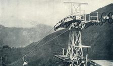 A View on a Rope Railway, or Ropeway 1922. Creator: Unknown