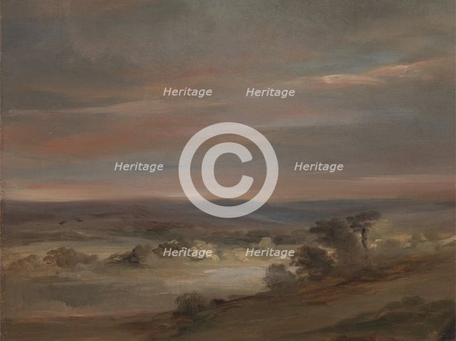 A View on Hampstead Heath, Early Morning, ca. 1821. Creator: John Constable.
