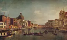 A View on the Grand Canal Venice c1740, (c1915). Artist: Canaletto