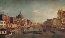 A View on the Grand Canal Venice c1740, (c1915). Artist: Canaletto