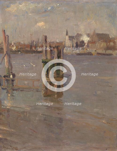 A View on the Scheldt, 1894. Creator: Frans Hens.