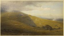 A View on the South Downs, 1871. Creator: Henry George Hine