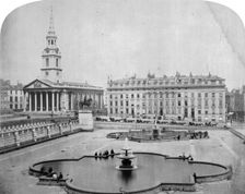 A view eastwards across Trafalgar Square, London, c1850. Artist: Roger Fenton