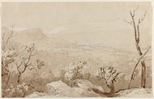 A View from Bald Mountain, Orange County, N. Y., 1843. Creator: Jasper F. Cropsey (American, 1823-1900)